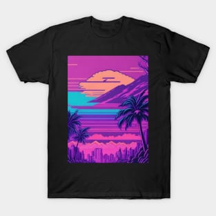 Aesthetic Wanderlust - Journey into Vaporwave Vibes T-Shirt